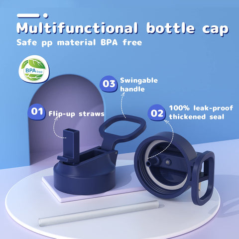 Gonfoam 16oz kid bottle with vacuum insulation to keep drinks cold longer.