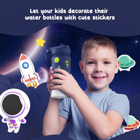 Gonfoam kids water bottle leak-proof cap prevents spills during transport