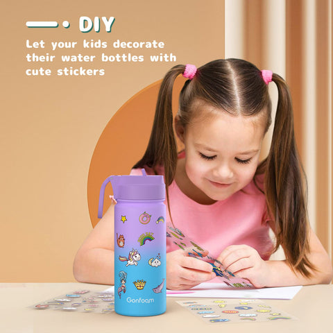 Gonfoam bottle straw design offers safe sipping for kids