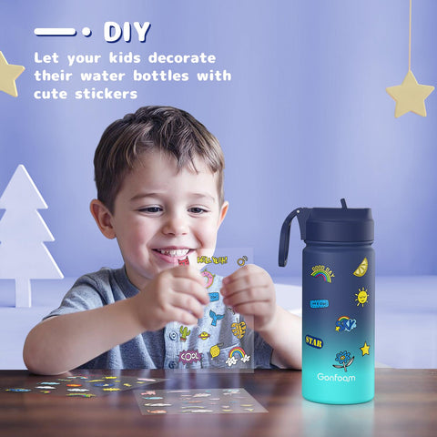 Optional strap on Gonfoam bottle adds versatility for trips and activities.
