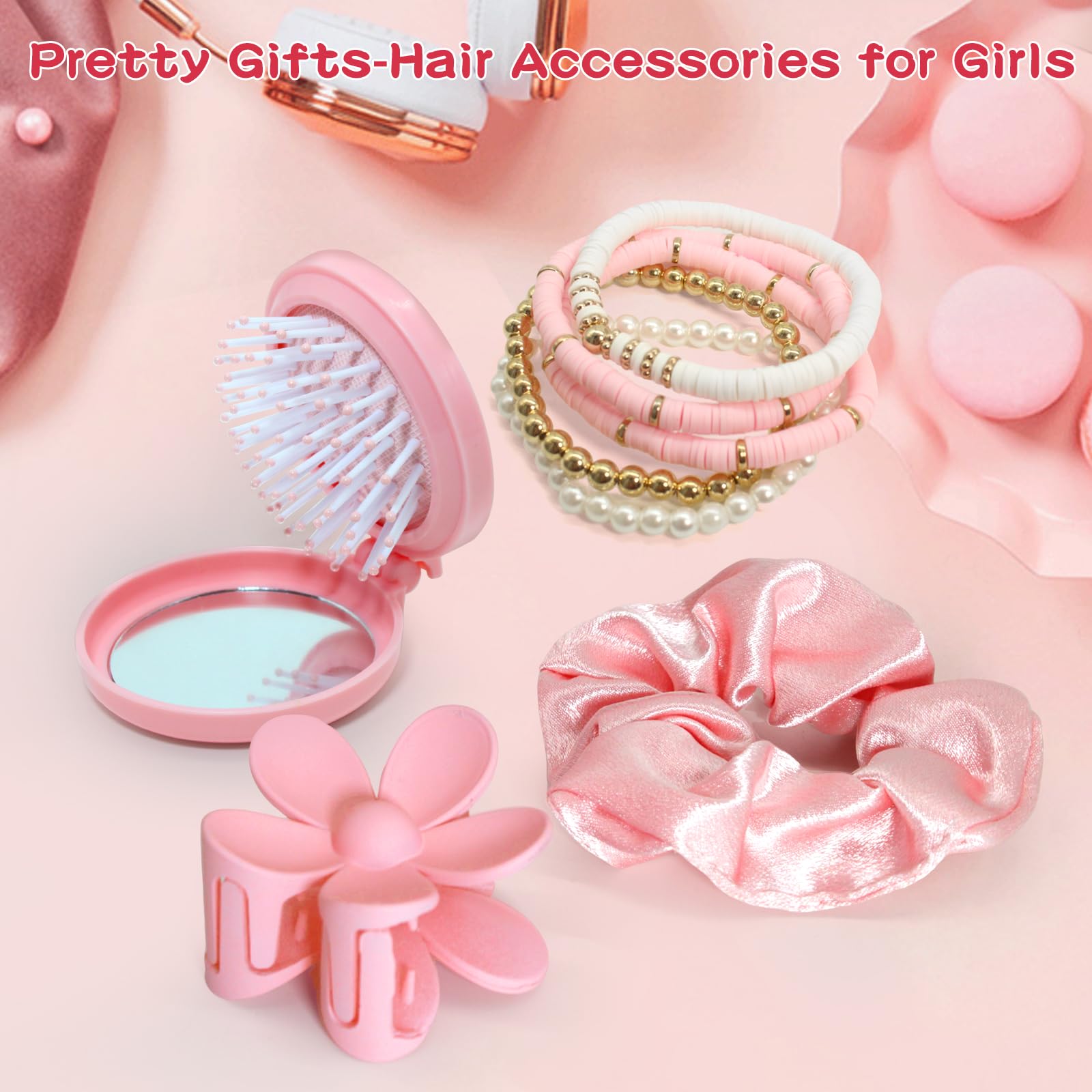 GooBird flower hair clip adds feminine flair to outfits.