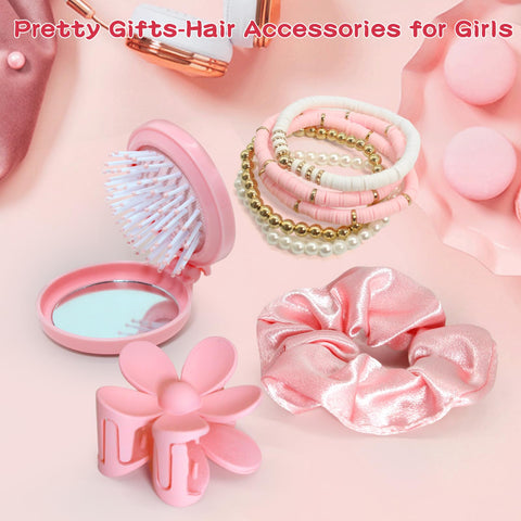 GooBird flower hair clip adds feminine flair to outfits.