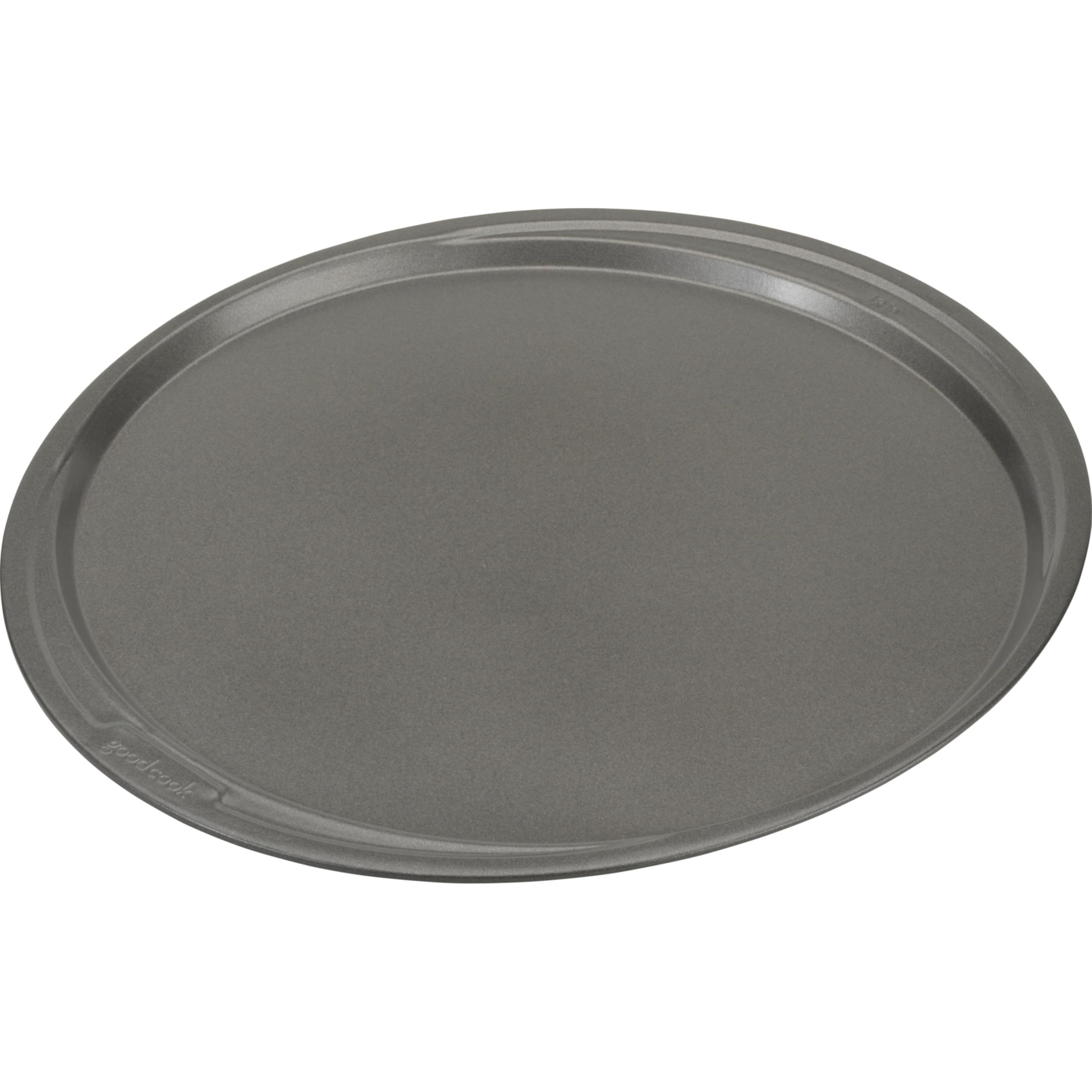 GoodCook 12-inch pizza pan demonstrating even heating across the surface.
