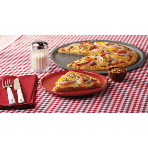 GoodCook pizza pan is dishwasher safe for quick cleanup after baking.