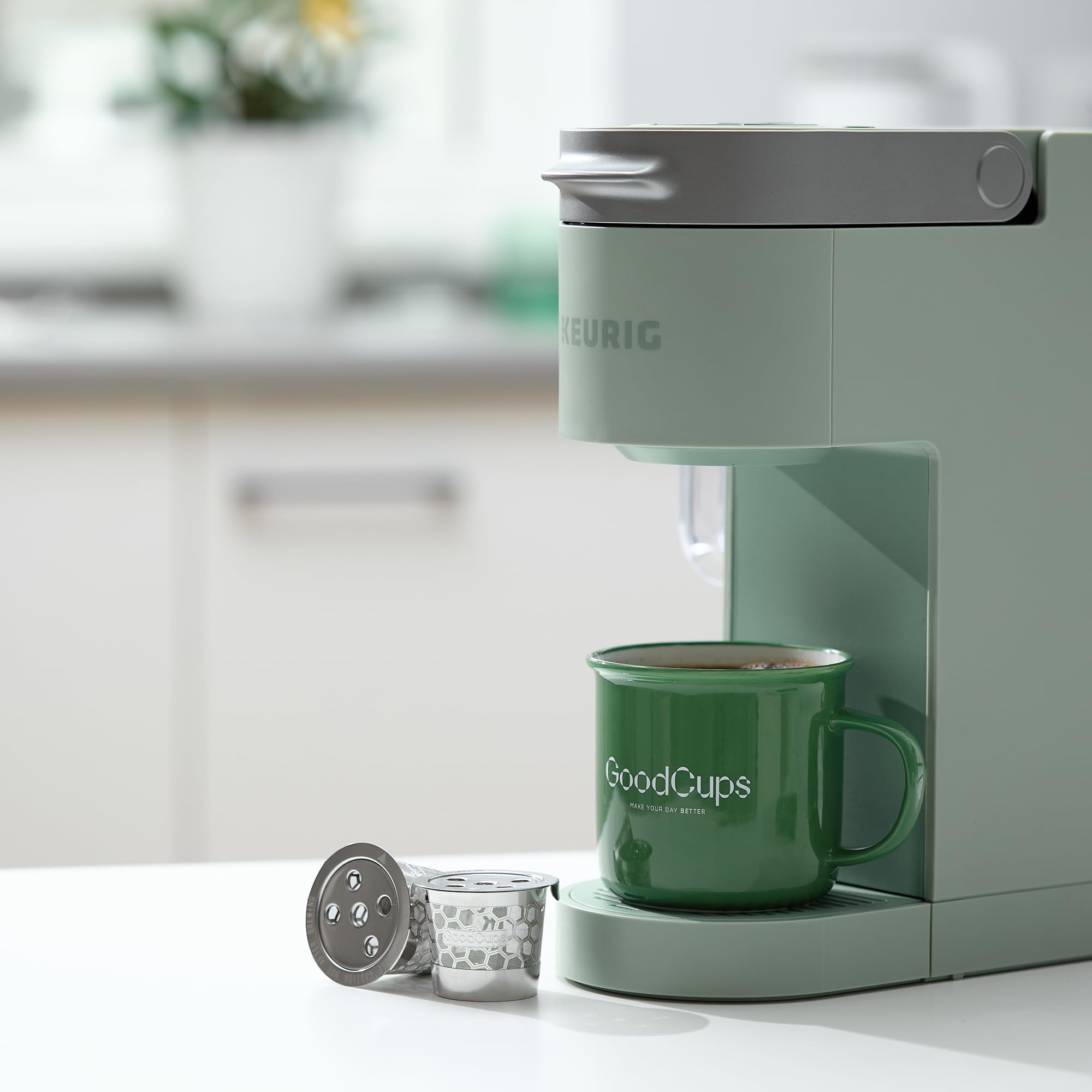GoodCups compatible with Multistream Keurig brewers like K Supreme and K-Duo.