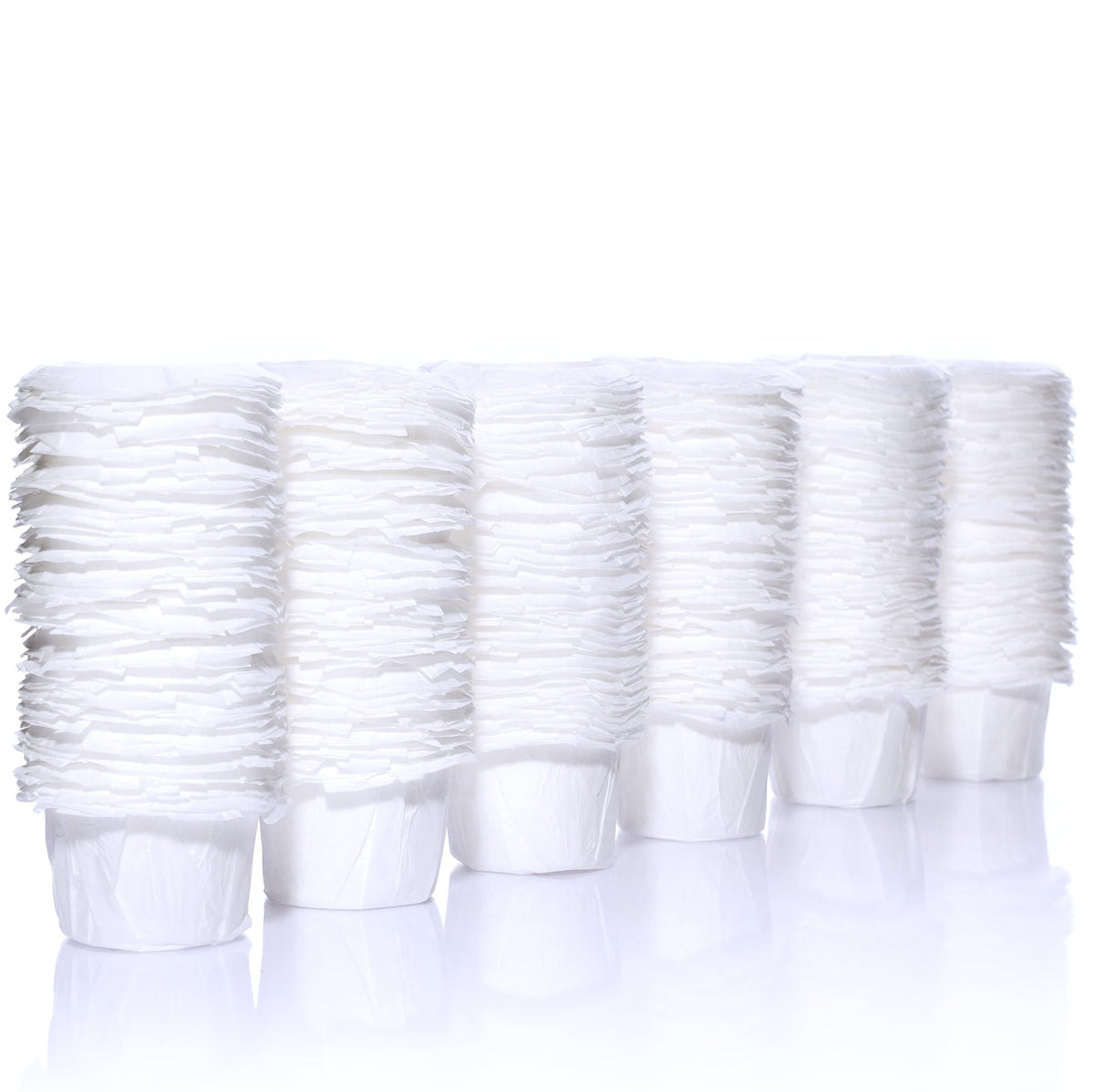 GoodCups disposable K-Cup filters in a box; compatible with Keurig pods for mess-free brewing.