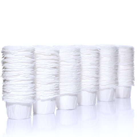 GoodCups disposable K-Cup filters in a box; compatible with Keurig pods for mess-free brewing.