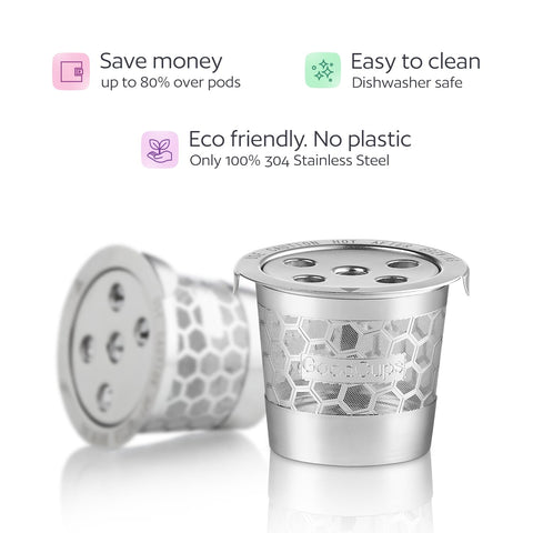 GoodCups eco-friendly coffee pods reduce waste compared to disposables.