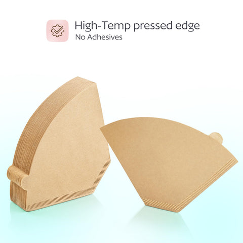 GoodCups unbleached filter beside BLACK+DECKER, delivering pure taste and easy cleanup.