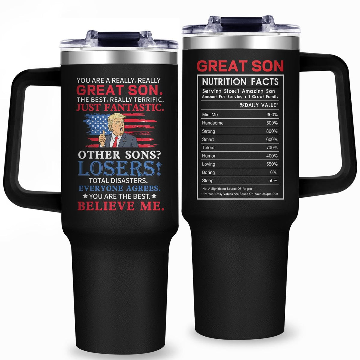 Gooddooes 40oz Son Tumbler hero view shows everyday use and temperature control.
