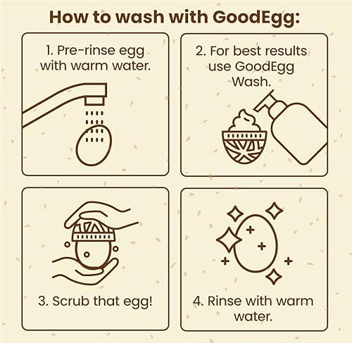 GoodEgg The Original Egg Brush is dishwasher-safe for easy kitchen cleanup.