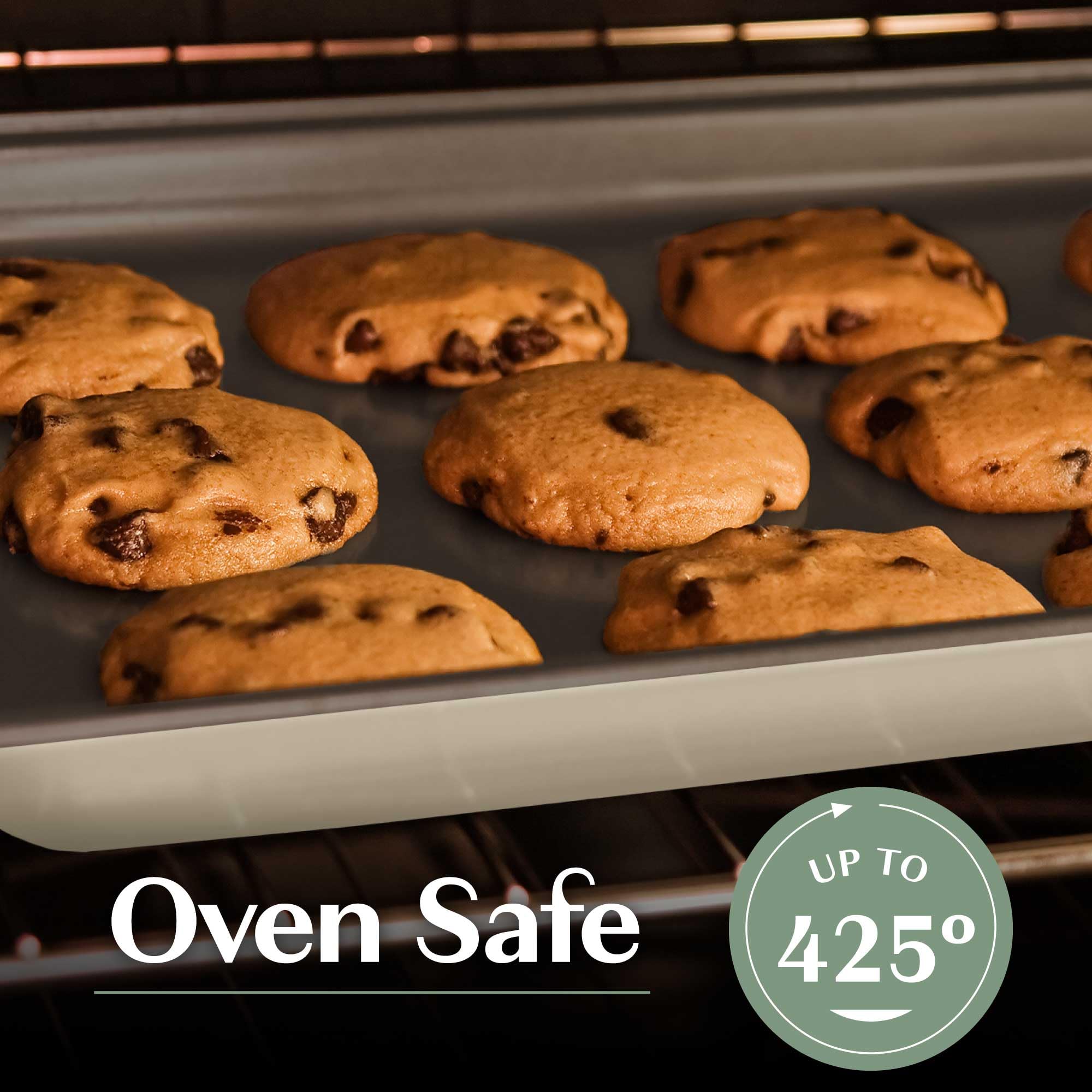 Goodful 17x12 cookie sheet offers ample surface for cookies and sheet-pan meals.