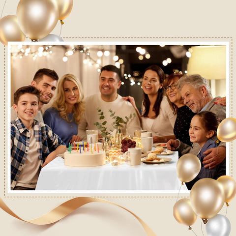 Goodluck versatile table cover suitable for outdoor and indoor events.