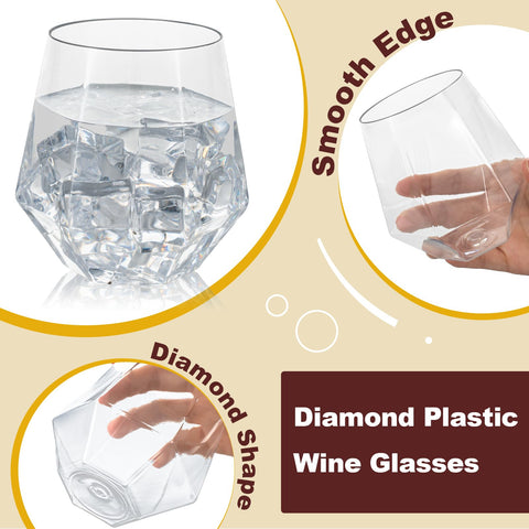Goodluck clear plastic wedding cups versatile for celebrations