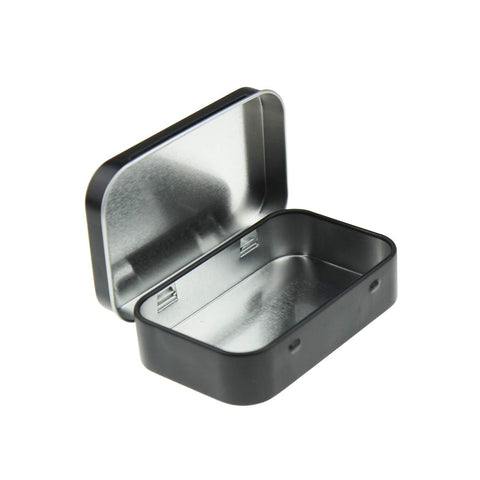 Goodma tin close-up showing durable tinplate and smooth edges for safe handling.