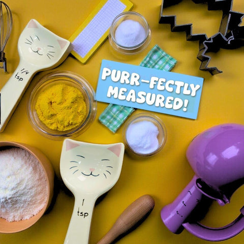 Ribbon accented Goodscious spoons elevate baking accessories styling