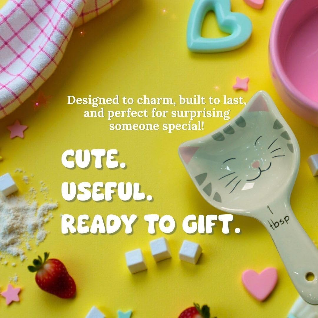 Gift idea: Goodscious cat spoons for bakers and cat lovers