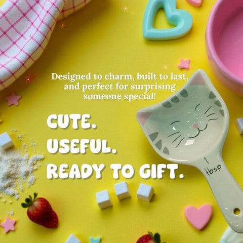 Gift idea: Goodscious cat spoons for bakers and cat lovers