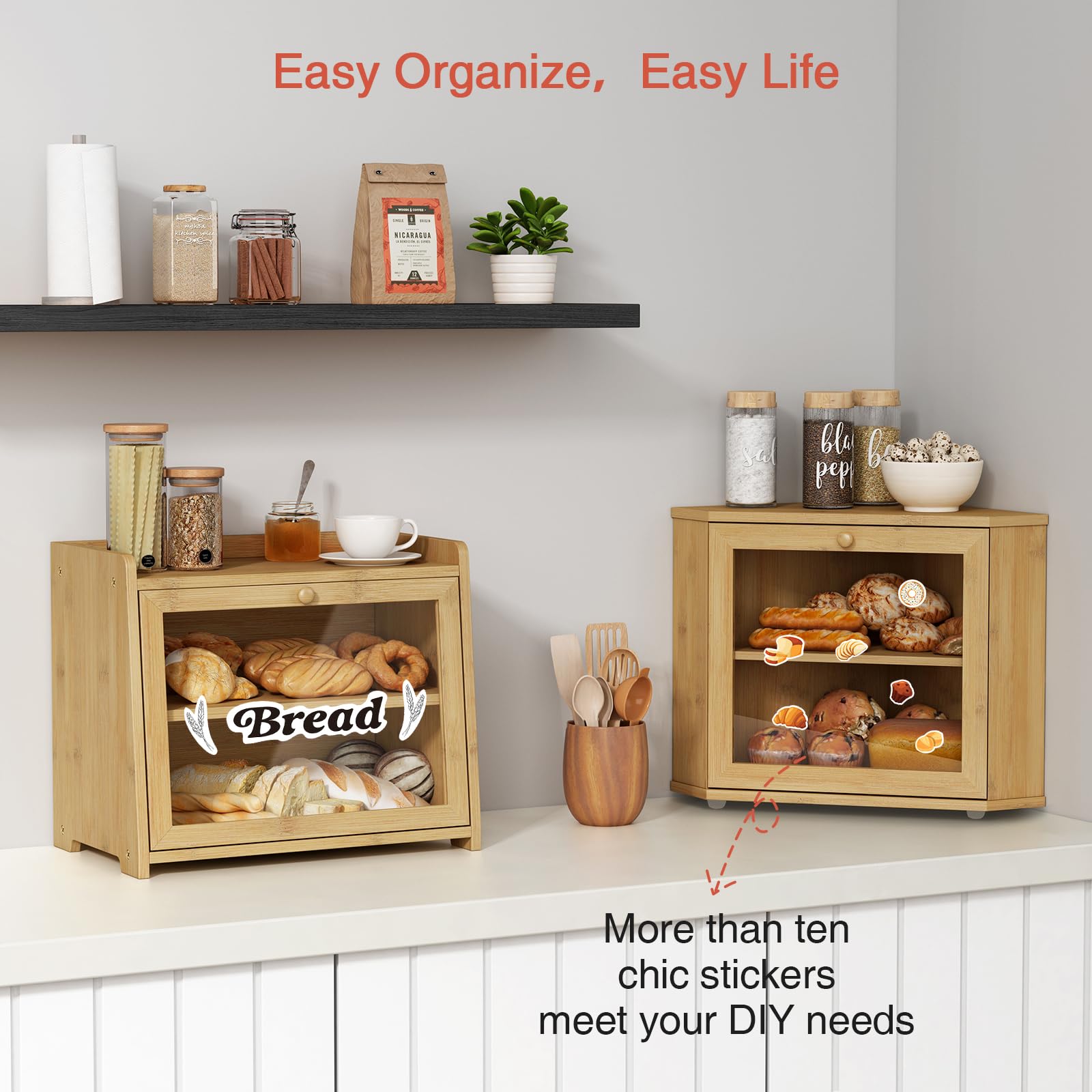 Goozii corner design fits tight counters and frees up space