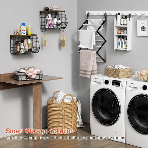 Goozii space-saving design suits the kitchen pantry or bathroom for tidy storage