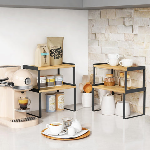 Goozii small-riser stackable design helps maximize cabinet space.