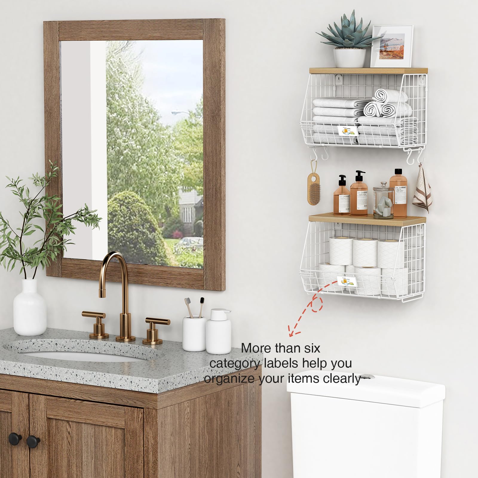 Goozii stackable design saves counter space and reduces clutter.