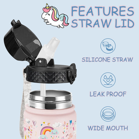 Insulated double-wall GOPPUS bottle keeps beverages temperature-friendly