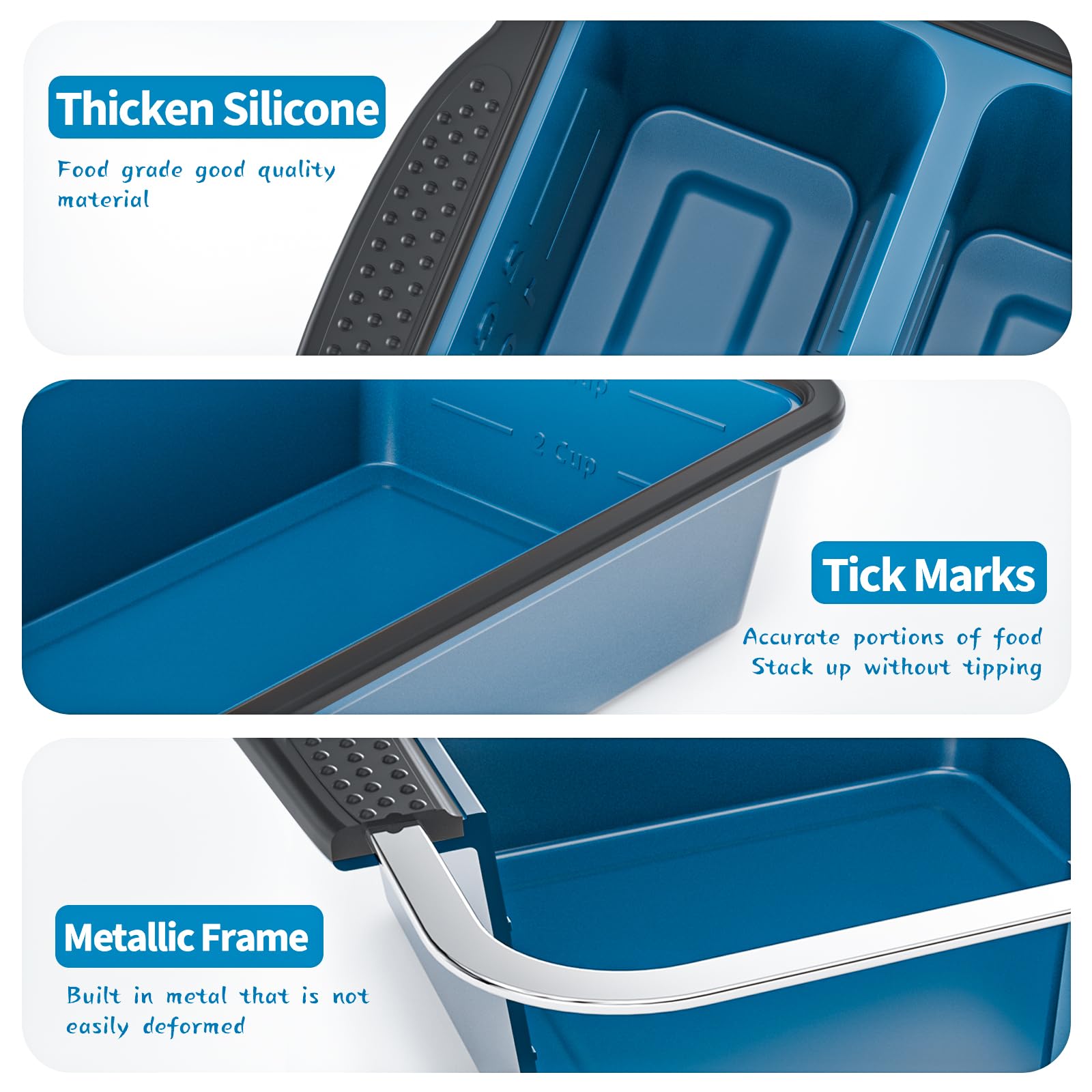 GORCI freezer tray with spill proof lid protects contents