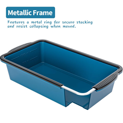 GORCI large four cup freezer tray pop out for portioning