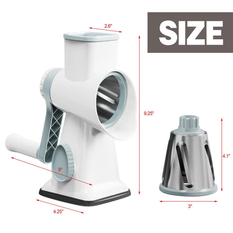 GORCI multi-use grater handles nuts and vegetables for toppings and snacks.