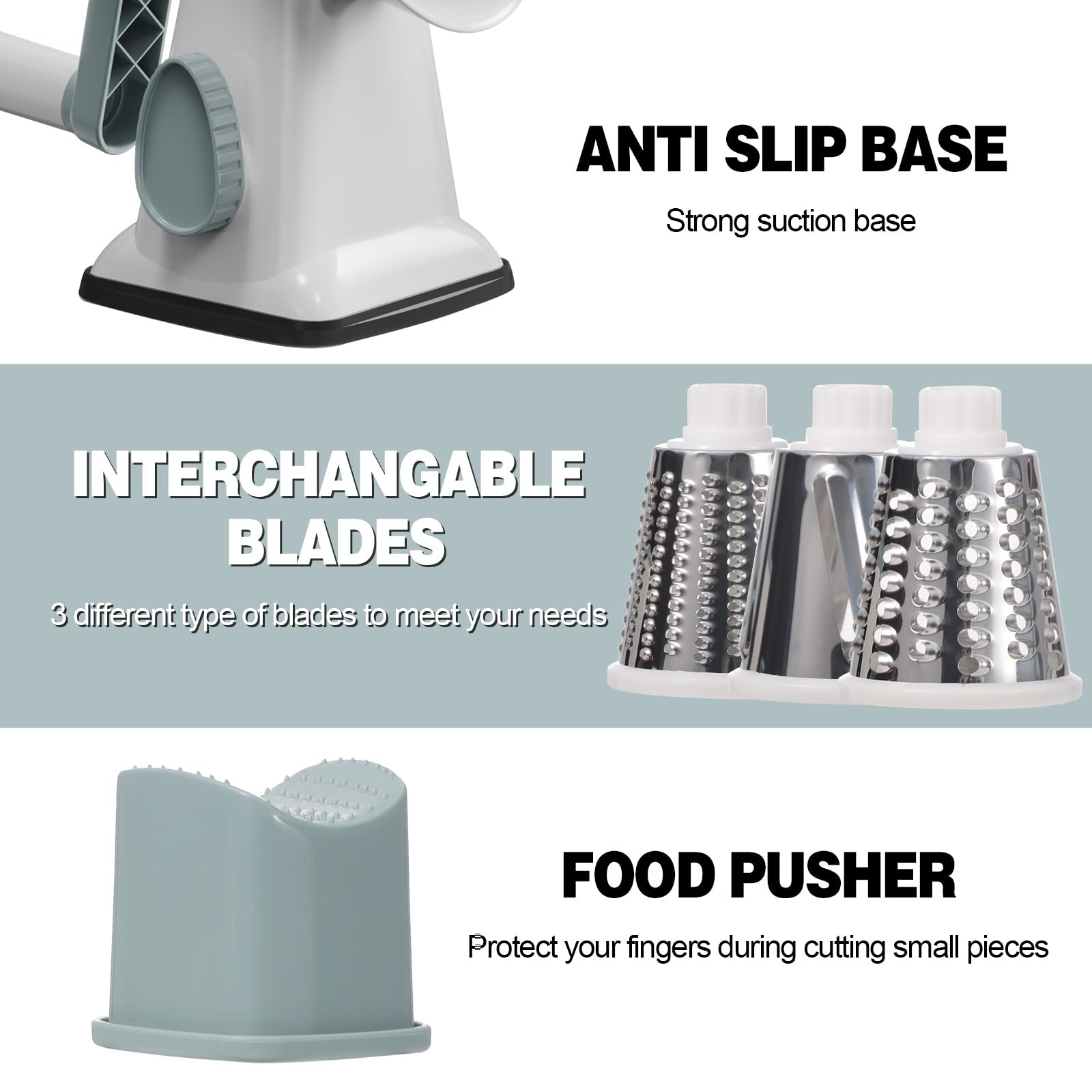 GORCI rust-resistant stainless steel blades stay sharp longer.