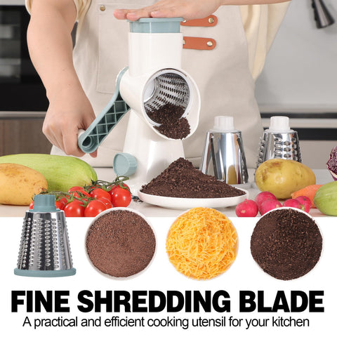 GORCI vegetable slicer on a non-slip base for stable grating.
