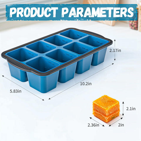 GORCI versatile mold can be used for baking or freezing various foods.