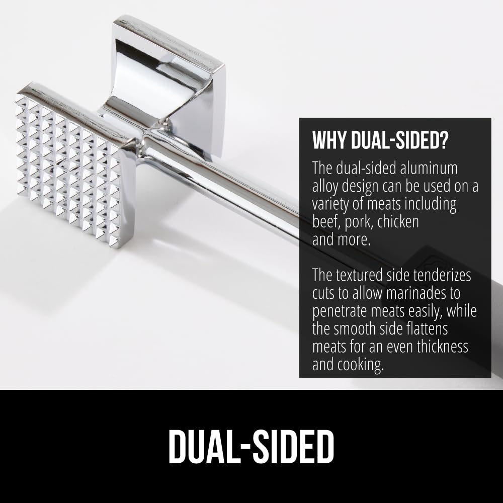 GORILLA GRIP aluminum alloy construction resists rust for long-lasting use.