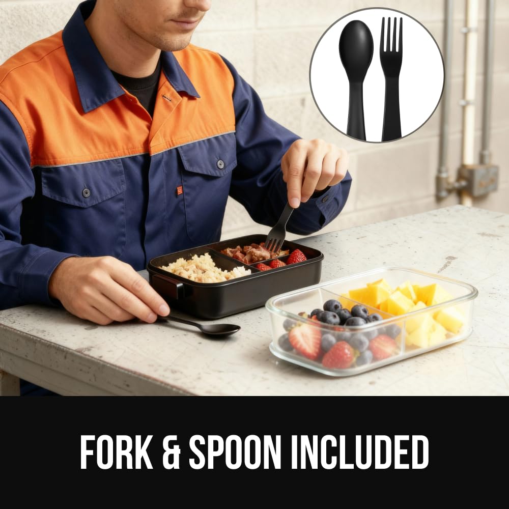 Gorilla Grip microwave-safe design allows reheating without transferring odors or flavors.