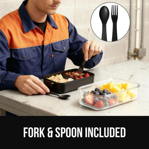 Gorilla Grip microwave-safe design allows reheating without transferring odors or flavors.