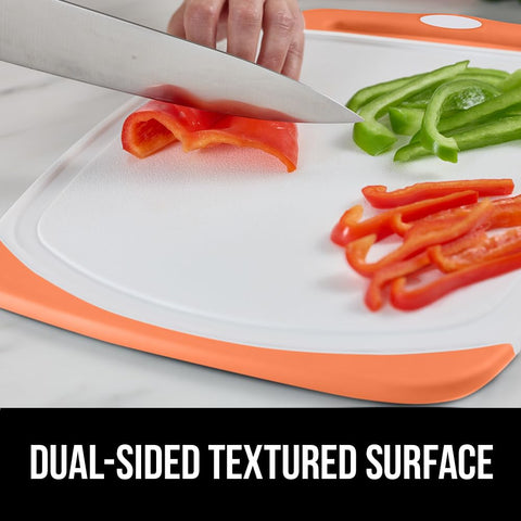 GORILLA GRIP cutting-board BPA-free surface signals safe, food-grade material for everyday prep.