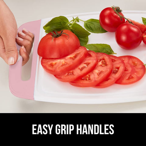 Gorilla Grip boards serve as stylish charcuterie platters for entertaining