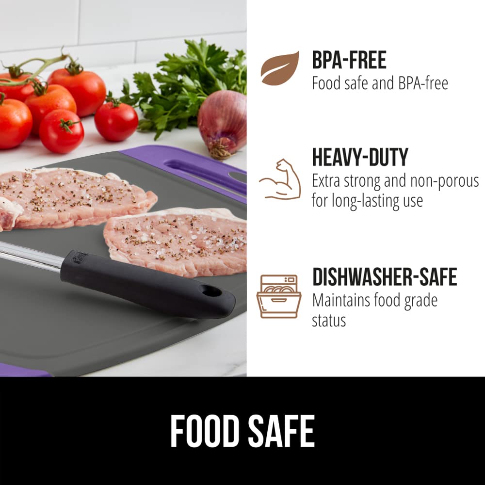 Gorilla Grip dishwasher-safe boards simplify cleaning after heavy chopping.