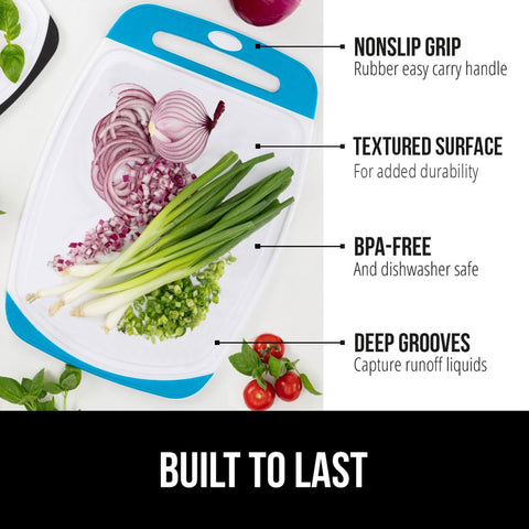 GORILLA GRIP Aqua medium board provides stable prep surface