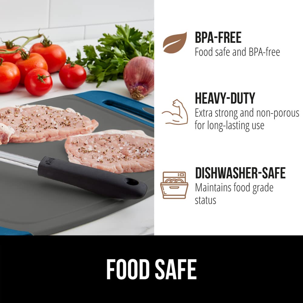 GORILLA GRIP dishwasher safe boards in blue gray