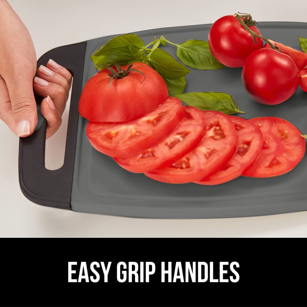 GORILLA GRIP cutting board set 3 small board for quick slicing