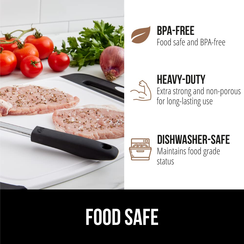 GORILLA GRIP board with slip-resistant border for secure grip during slicing