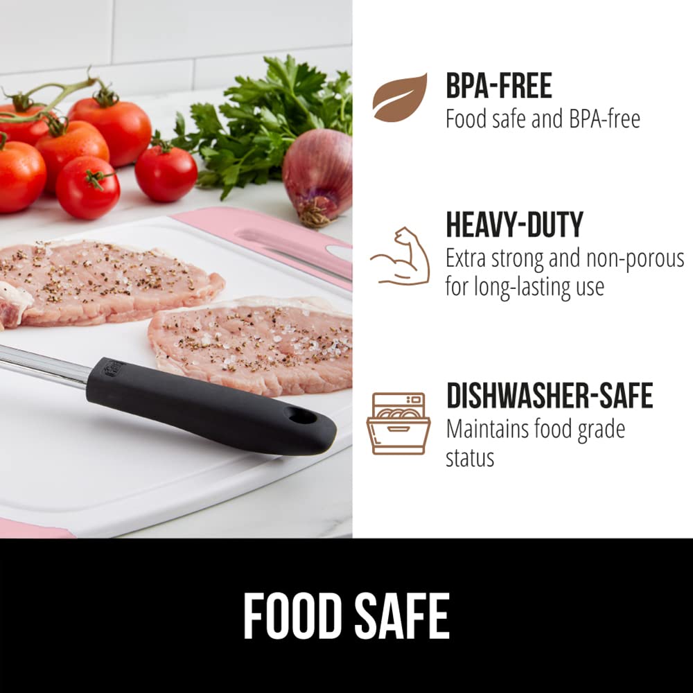 Gorilla Grip slip-resistant border keeps boards steady during prep