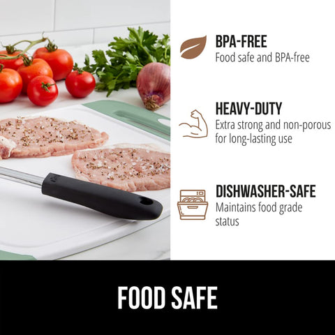 Gorilla Grip boards are dishwasher-safe for easy cleanup after cooking.