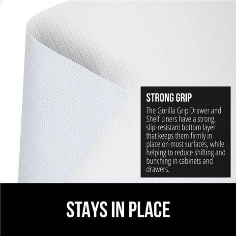 Gorilla Grip DripGuard cabinet protector shields interiors from stains and moisture.