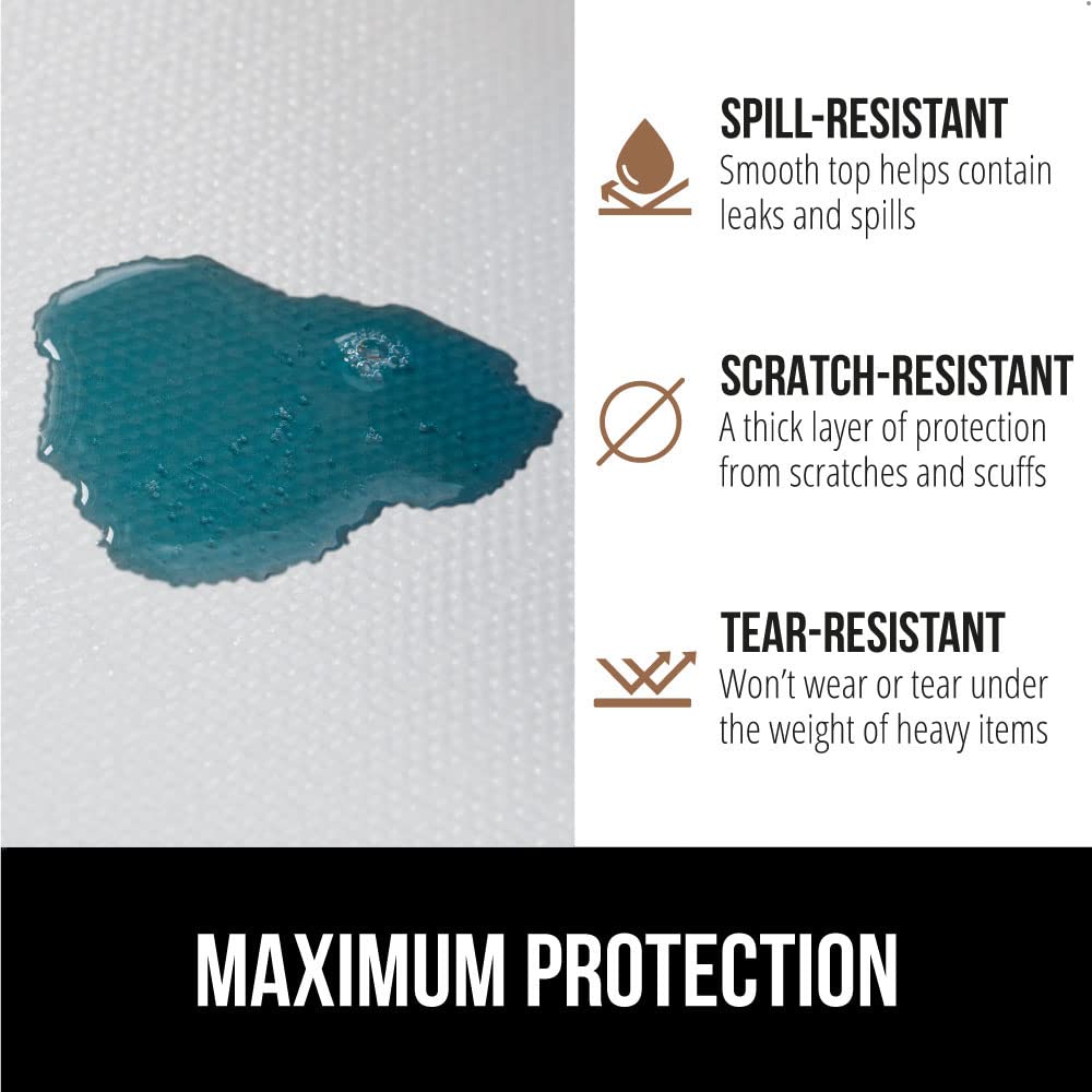 Gorilla Grip DripGuard pantry liner keeps food storage clean and protected.
