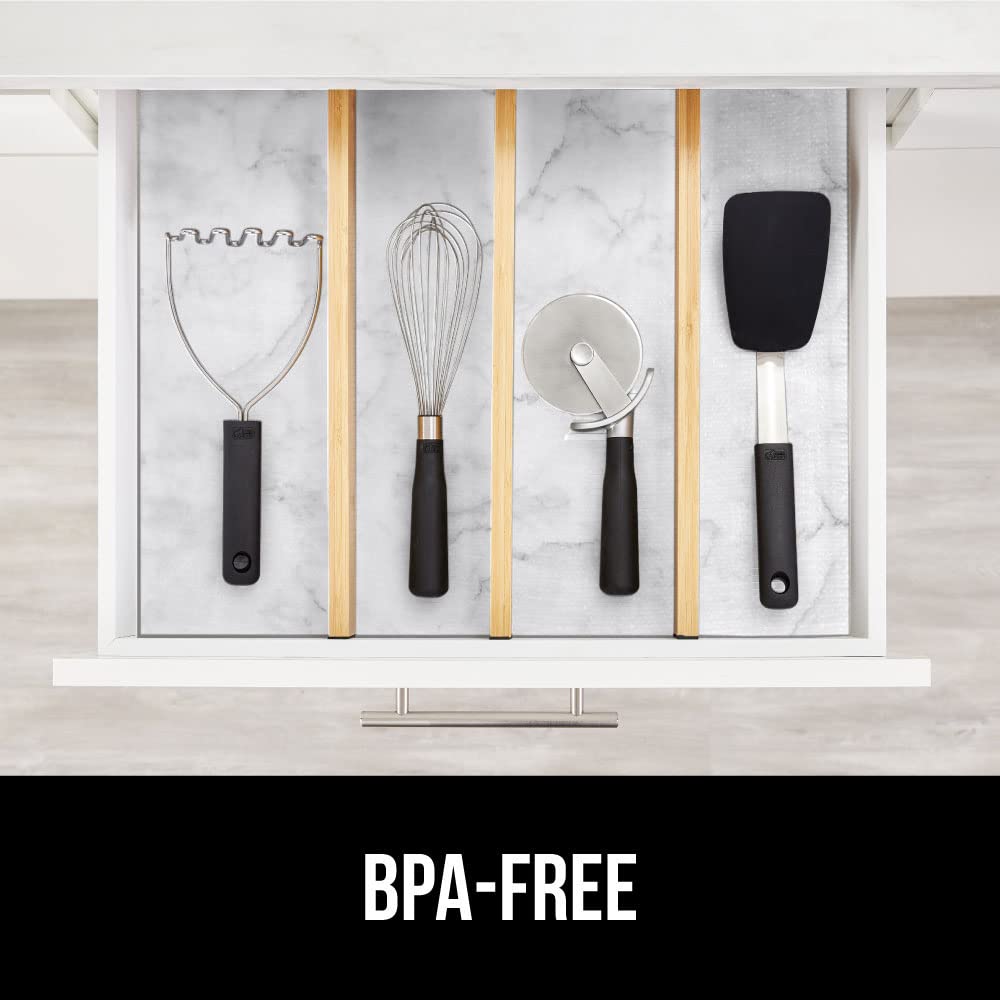 GORILLA GRIP DripGuard liner in laundry area, BPA-free and durable.