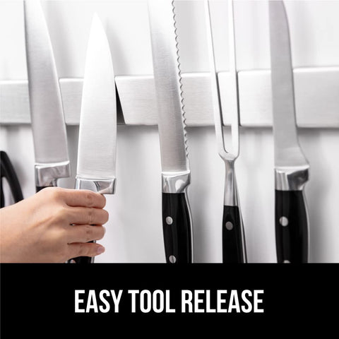 Gorilla Grip easy-release design for quick knife access.