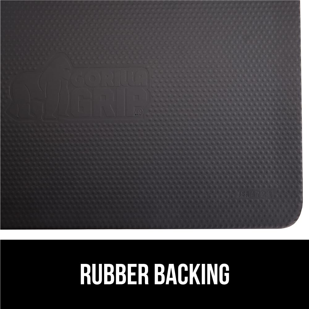 GORILLA GRIP ergonomic anti-fatigue design supports comfortable standing